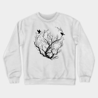 House Sparrows -  black Crewneck Sweatshirt